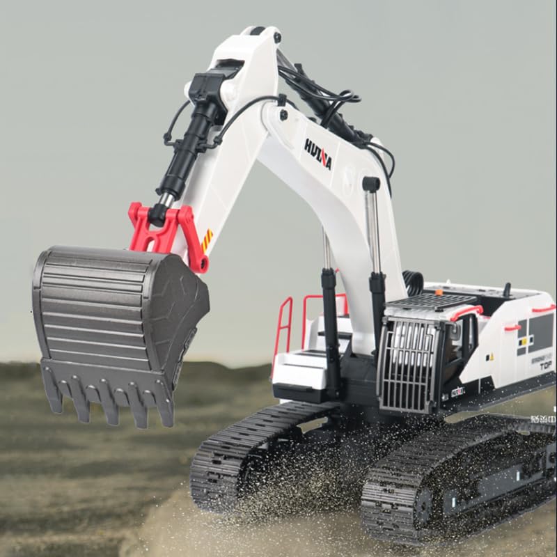 1/14 HUINA RC Metal Excavator Model Toys 1594 Radio Light Battery